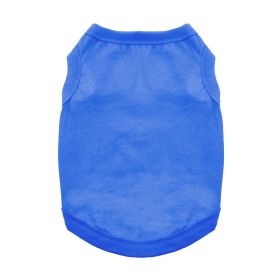 100% Cotton Dog Tanks - Nautical Blue (Option: 2X-Large)