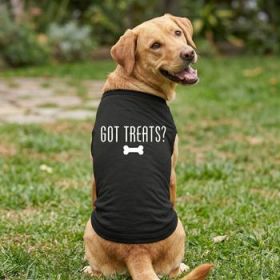 NEW - Got Treats Dog Shirt - Black (Option: Large)