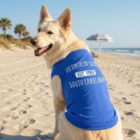 NEW - Hilton Head Island, SC Dog Shirt - Blue (Option: X-Small)