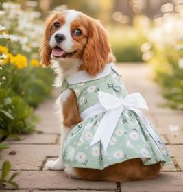 Mint Green Daisy Dress (Option: X-Small)