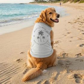 NEW - Myrtle Beach, SC Dog Shirt - Gray (Option: 3X-Large)