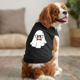 NEW - Nerdy Ghost Dog Shirt - Jet Black (Option: X-Small)