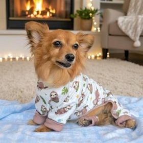 Soft Dog Pajamas - Sloths (Option: X-Small)
